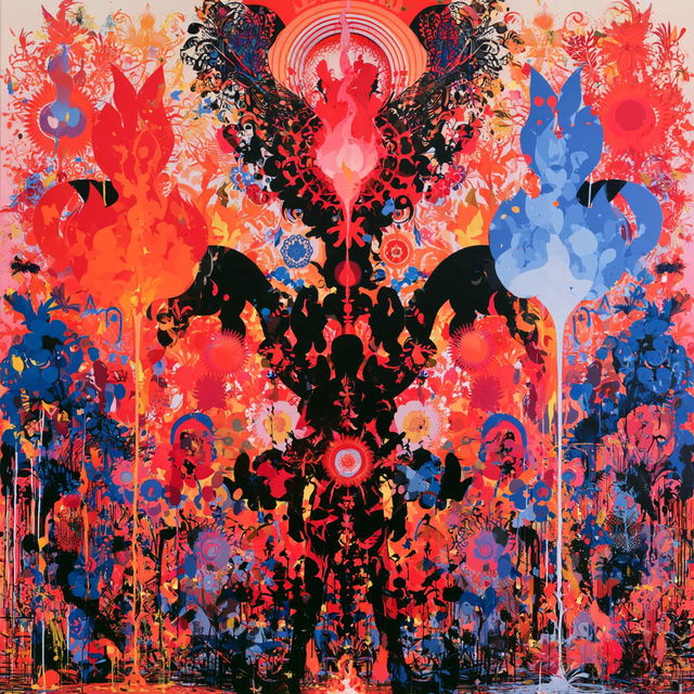 Ryan McGinness style, Midjourney V8.2, render 3 of 4