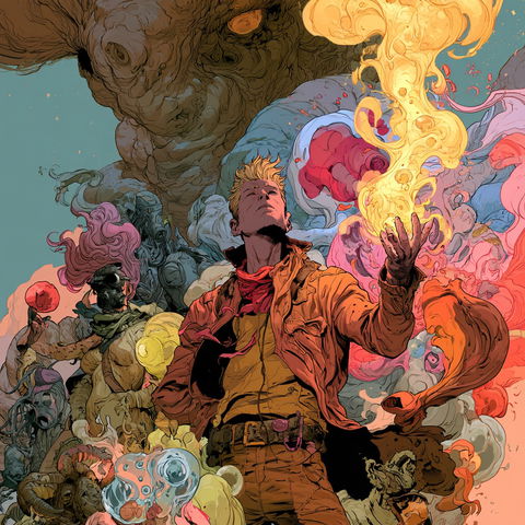 Ryan Ottley style (Illustrators), Midjourney V8.2