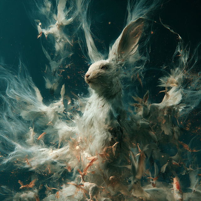 Ryohei Hase style, Midjourney V8.2, render 3 of 4