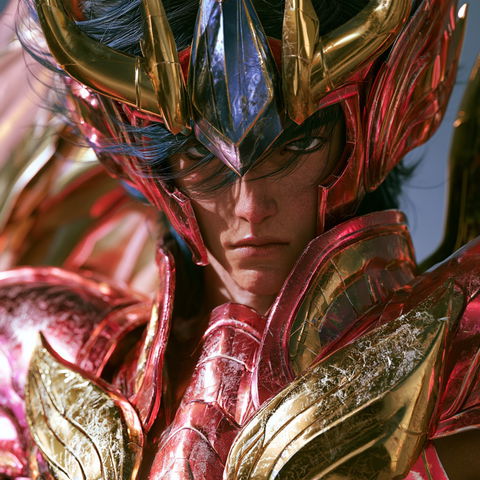 Saint Seiya style (Titles), Midjourney V8.2