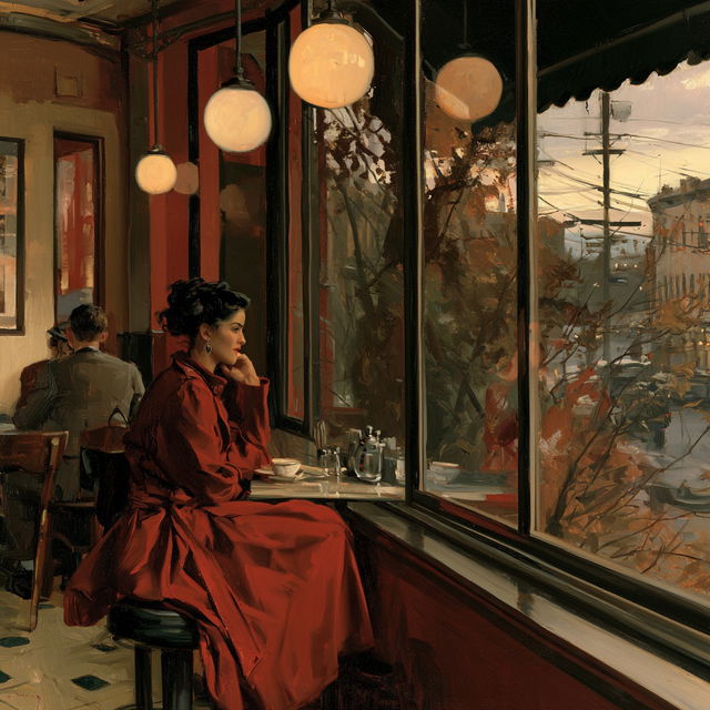 Sally Storch style, Midjourney V8.2, render 1 of 4
