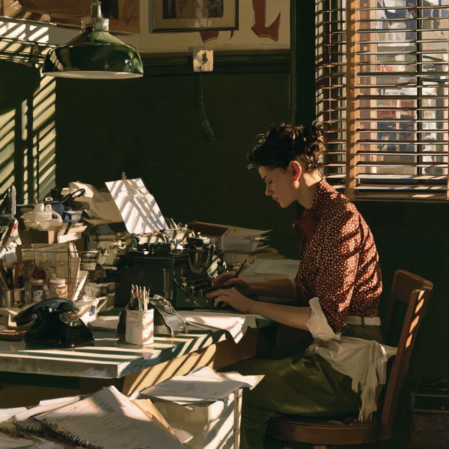 Sally Storch style, Midjourney V8.2, render 4 of 4