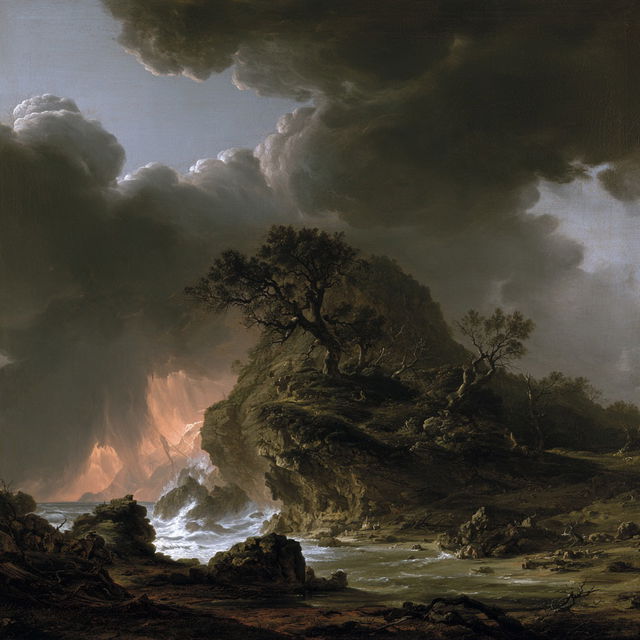 Salvator Rosa style, Midjourney V8.2, render 4 of 4