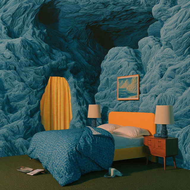Sam Chivers style, Midjourney V8.2, render 1 of 4