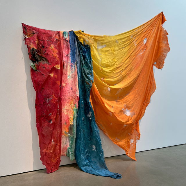Sam Gilliam style, Midjourney V8.2, render 2 of 4