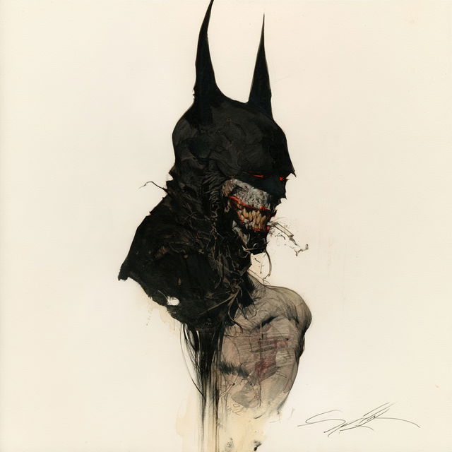 Sam Kieth style, Midjourney V8.2, render 3 of 4