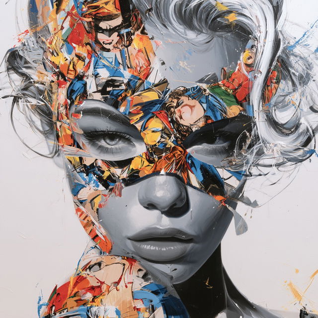 Sandra Chevrier style, Midjourney V8.2, render 3 of 4
