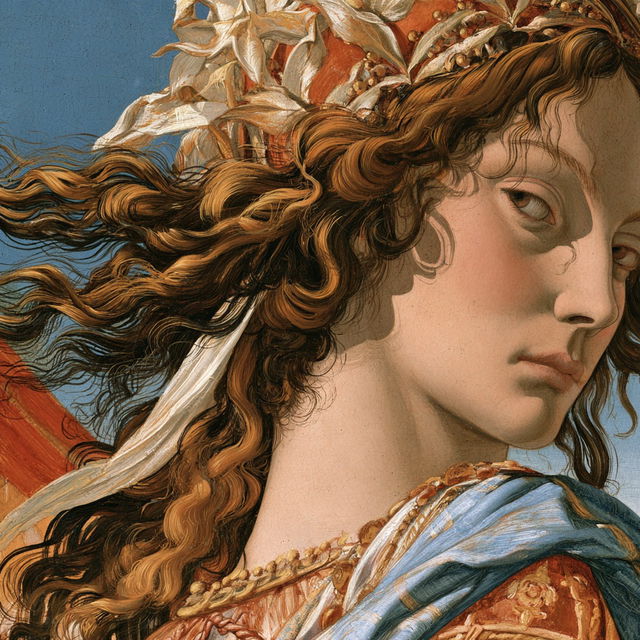 Sandro Botticelli style, Midjourney V8.2, render 3 of 4