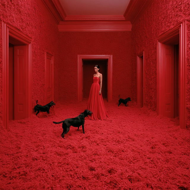Sandy Skoglund style, Midjourney V8.2, render 1 of 4