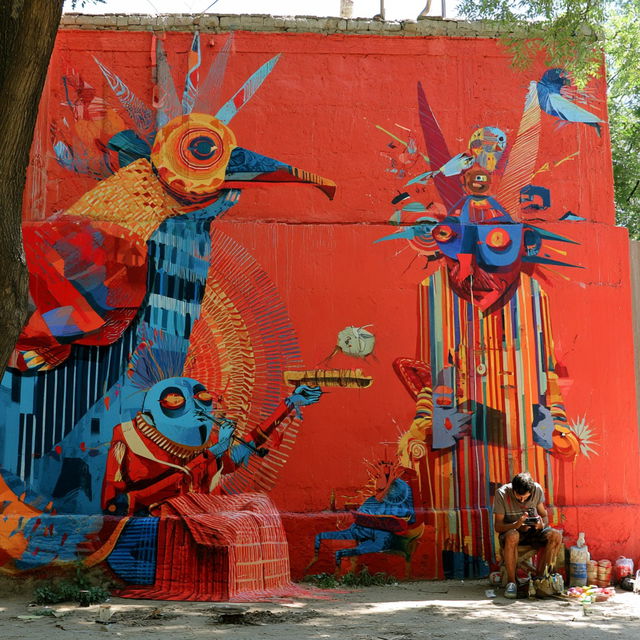 Saner style, Midjourney V8.2, render 2 of 4