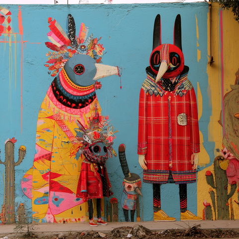 Saner style (Street artists), Midjourney V8.2