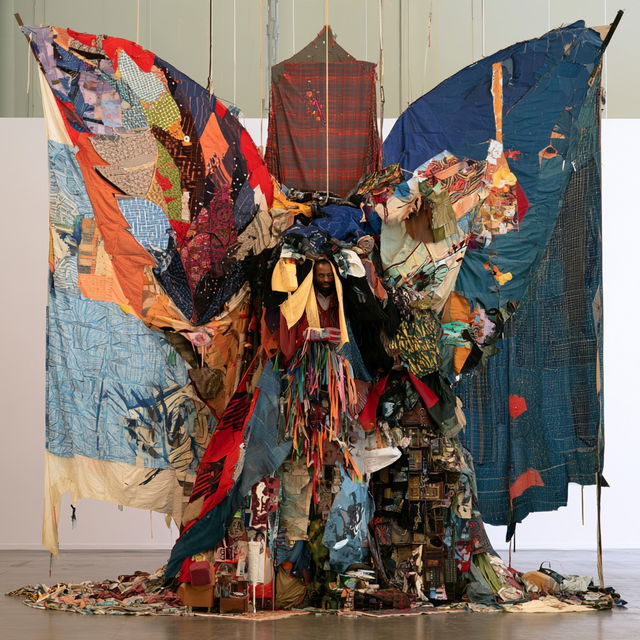 Sanford Biggers style, Midjourney V8.2, render 4 of 4