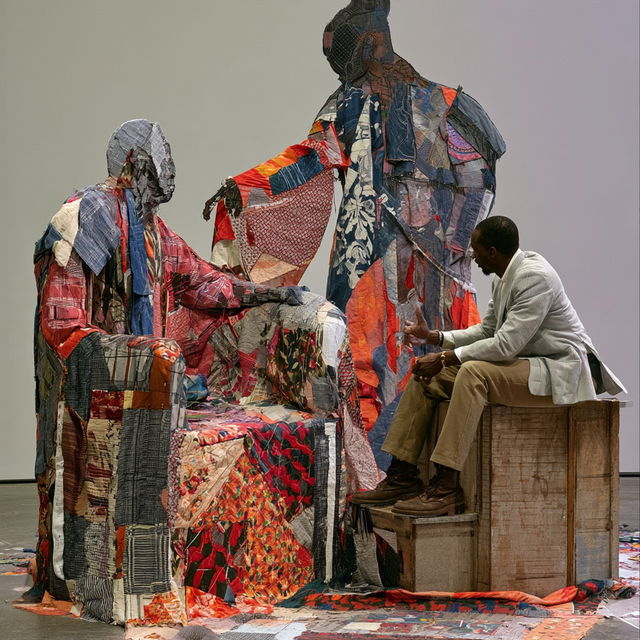 Sanford Biggers style, Midjourney V8.2, render 3 of 4