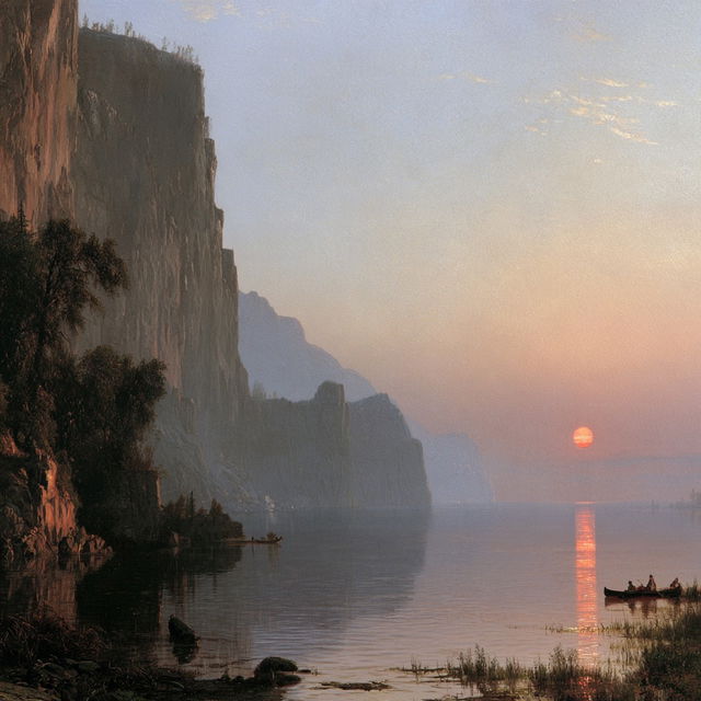 Sanford Robinson Gifford style, Midjourney V8.2, render 2 of 4