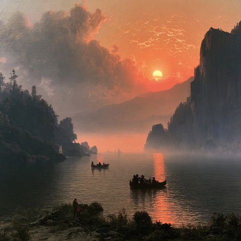 Sanford Robinson Gifford style (Painters), Midjourney V8.2