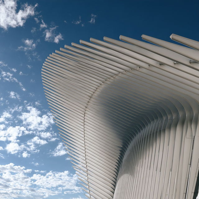 Santiago Calatrava style, Midjourney V8.2, render 4 of 4