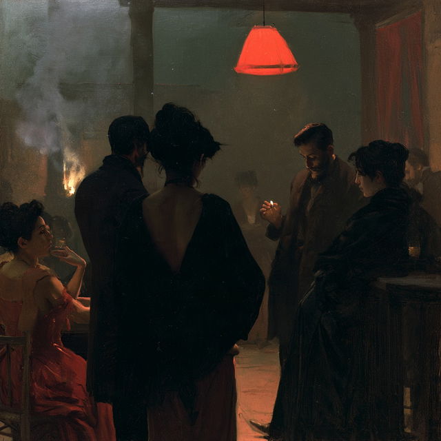 Santiago Rusinol style, Midjourney V8.2, render 1 of 4