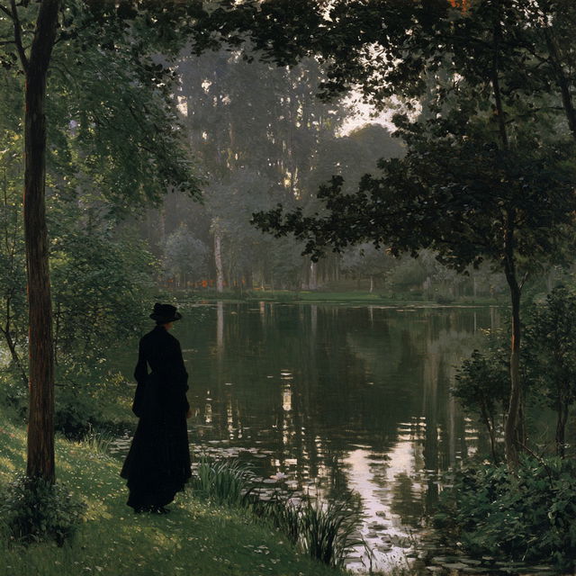 Santiago Rusinol style, Midjourney V8.2, render 4 of 4