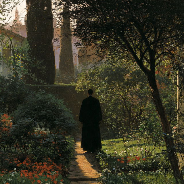 Santiago Rusinol style, Midjourney V8.2, render 3 of 4