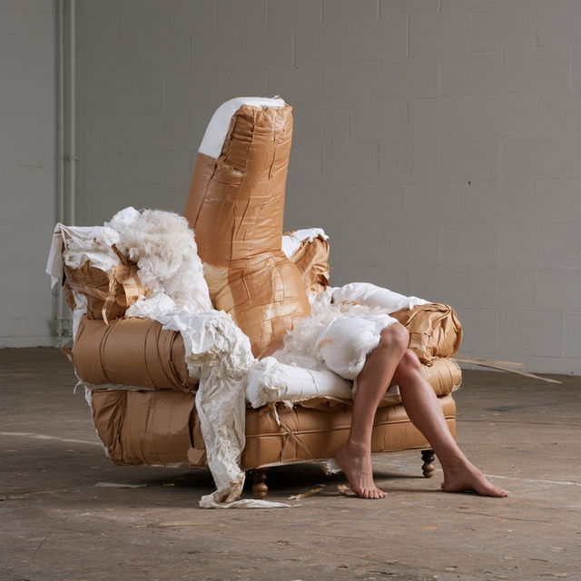 Sarah Lucas style, Midjourney V8.2, render 2 of 4