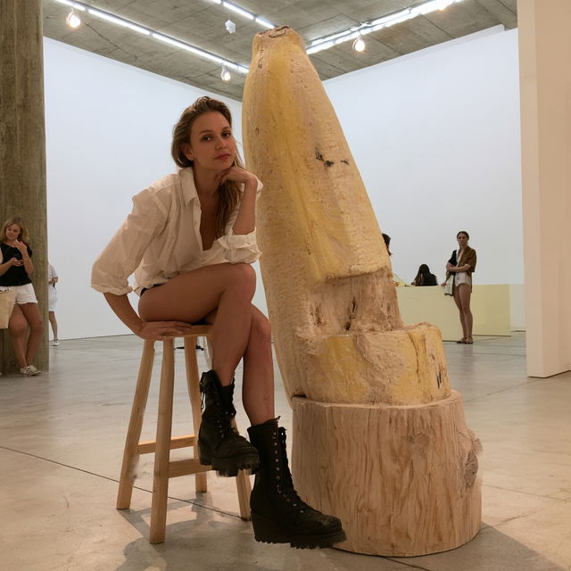Sarah Lucas style, Midjourney V8.2, render 4 of 4
