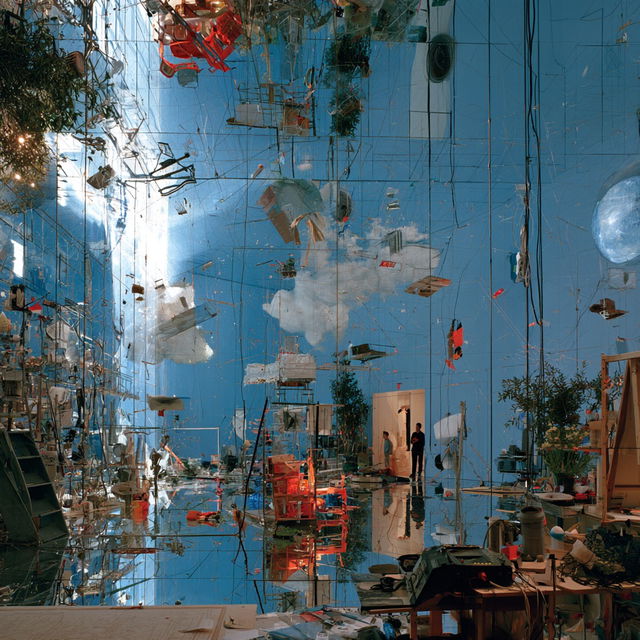 Sarah Sze style, Midjourney V8.2, render 4 of 4