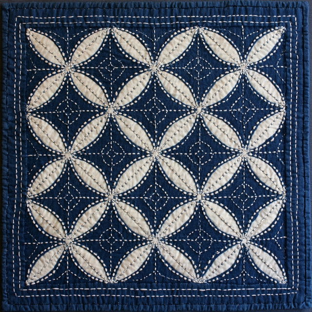 Sashiko style, Midjourney V8.2, render 4 of 4