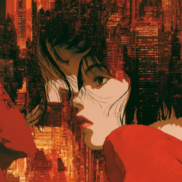 Satoshi Kon style, Midjourney V8.2, render 4 of 4