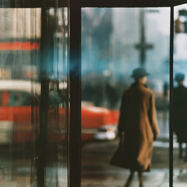 Saul Leiter style, Midjourney V8.2, render 3 of 4