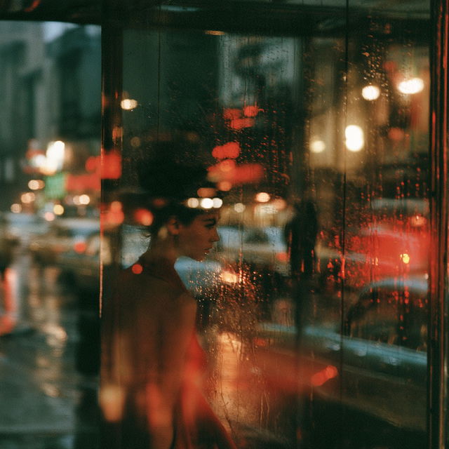 Saul Leiter style, Midjourney V8.2, render 2 of 4