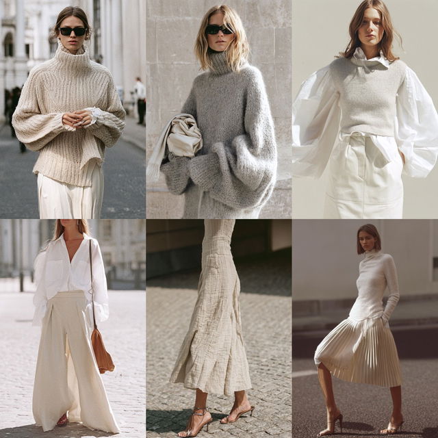 Scandi chic fashion style, Midjourney V8.2, render 2 of 4