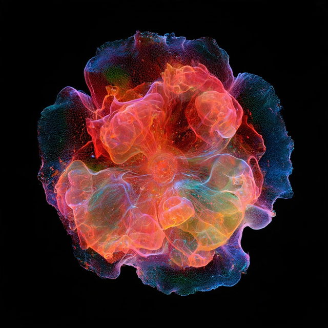 Scientific photography style, Midjourney V8.2, render 2 of 4