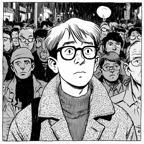 Scott McCloud style (Illustrators), Midjourney V8.2