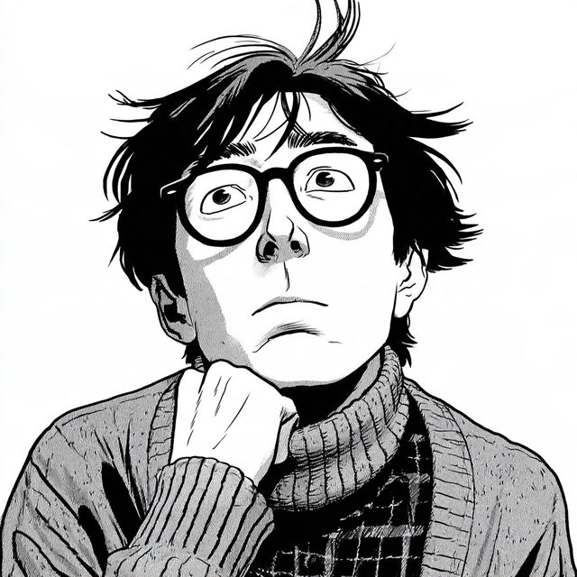 Scott McCloud style, Midjourney V8.2, render 3 of 4