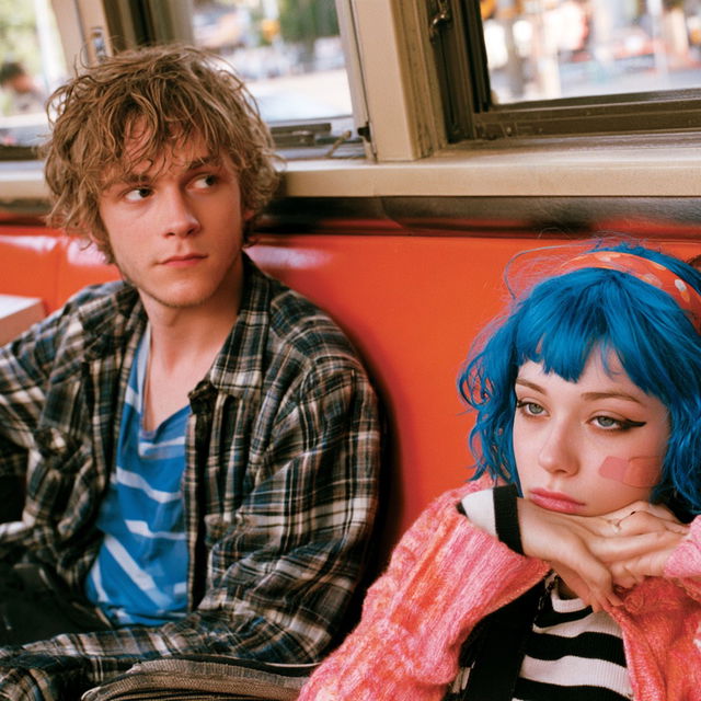 Scott Pilgrim style, Midjourney V8.2, render 4 of 4