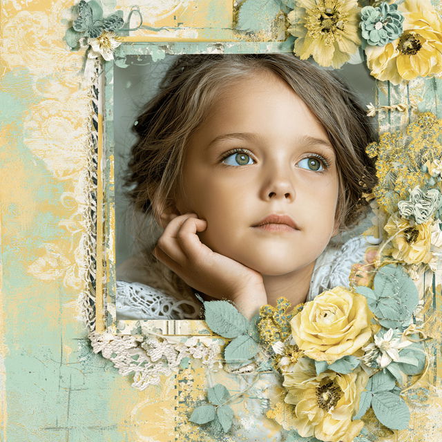 Scrapbooking style, Midjourney V8.2, render 4 of 4