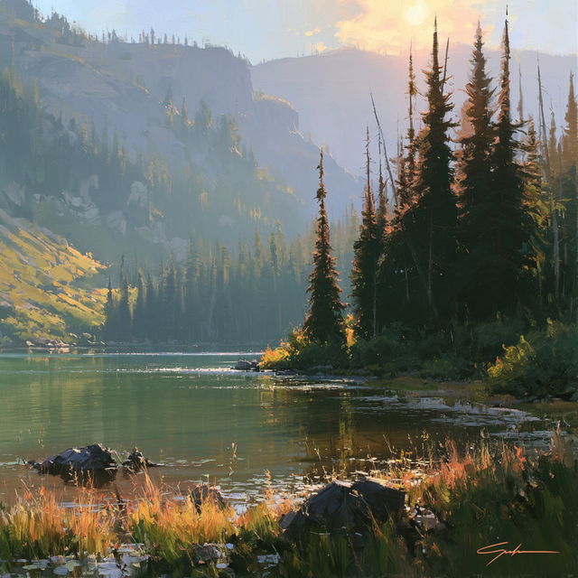 Sean Bagshaw style, Midjourney V8.2, render 2 of 4