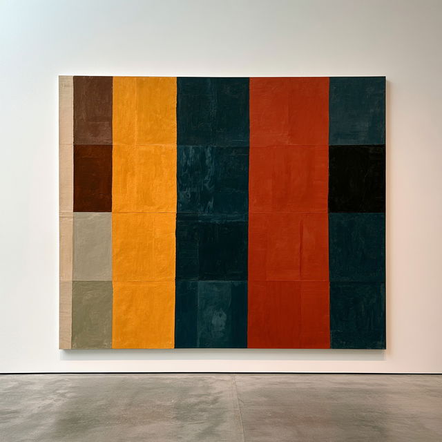 Sean Scully style, Midjourney V8.2, render 4 of 4