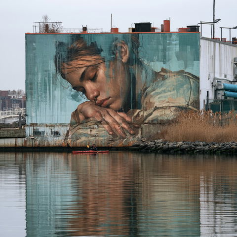Sean Yoro style (Street artists), Midjourney V8.2