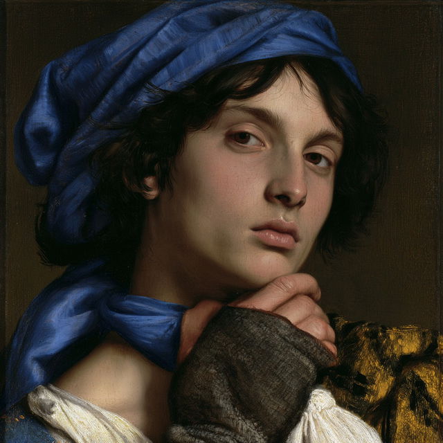 Sebastiano del Piombo style, Midjourney V8.2, render 4 of 4