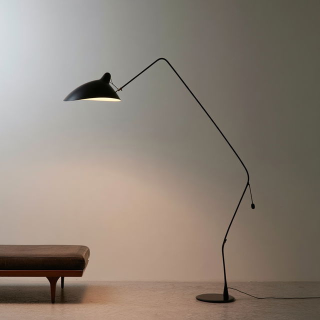 Serge Mouille style, Midjourney V8.2, render 4 of 4