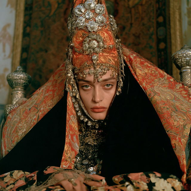 Sergei Parajanov style, Midjourney V8.2, render 4 of 4