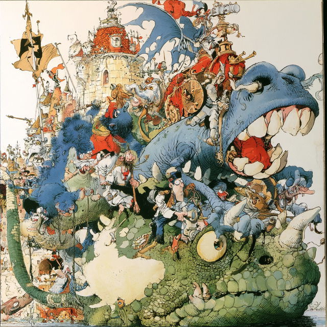 Sergio Aragones style, Midjourney V8.2, render 2 of 4