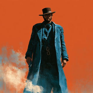 Sergio Leone style, Midjourney V8.2, render 4 of 4