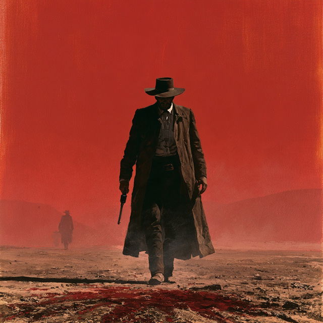 Sergio Leone style, Midjourney V8.2, render 3 of 4
