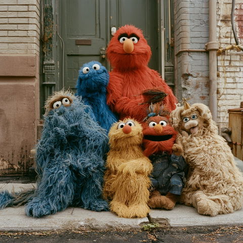Sesame Street style (Titles), Midjourney V8.2