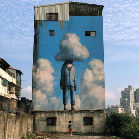 Seth Globepainter style (Street artists), Midjourney V8.2