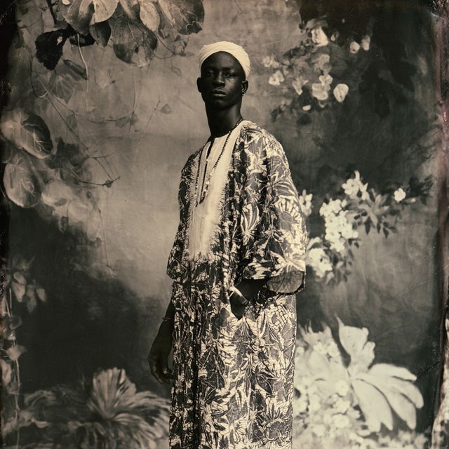 Seydou Keita style, Midjourney V8.2, render 1 of 4