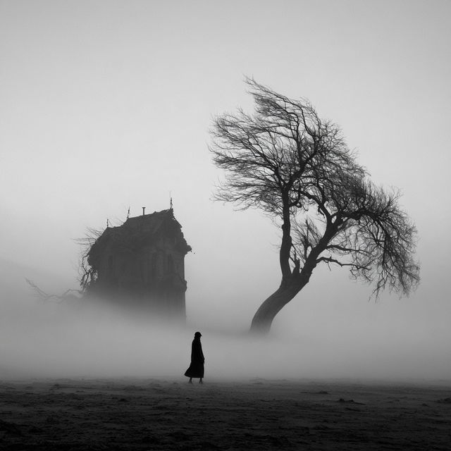 Sherry Akrami style, Midjourney V8.2, render 3 of 4