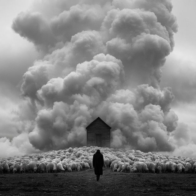 Sherry Akrami style, Midjourney V8.2, render 1 of 4